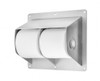 Toilet Paper Dispenser Stainless Steel Surface Mount 2-Roll Ligature Resistant 1/Each