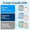 Tork Toilet Paper Dispenser 5.57X12.75X8.25 IN Plastic Wall Mount, Locking Smoke 2-Roll Twin Spool 1/Each