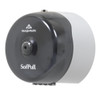 Sofpull® Toilet Paper Dispenser 7X8.75X9 IN PC Smoke Gray Centerpull Mini Single 1/Each