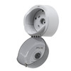 Sofpull® Toilet Paper Dispenser 7X8.75X9 IN PC Smoke Gray Centerpull Mini Single 1/Each