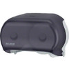 San Jamar Toilet Paper Dispenser Wall Mount Smoke 2-Roll 1/Each