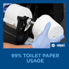 Compact® Toilet Paper Dispenser 11.313X7.688X8 IN Black 2-Roll Side-by-Side Coreless High Capacity 1/Each