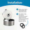 BOBRICK Toilet Paper Dispenser 1-Roll 1/Each