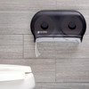 San Jamar Toilet Paper Dispenser 8.75X13.00X6.50 IN HIPS Smoke Dual 1/Each
