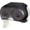San Jamar Toilet Paper Dispenser 8.75X13.00X6.50 IN HIPS Smoke Dual 1/Each