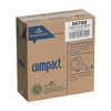 Compact® Toilet Paper Dispenser 5.5X14X13 IN Smoke High Capacity Coreless 4-Roll 1/Each