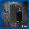 Compact® Toilet Paper Dispenser 5X5.375 IN Wall Mount Black 2-Roll Coreless Vertical High Capacity 1/Each