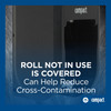 Compact® Toilet Paper Dispenser 5X5.375 IN Wall Mount Black 2-Roll Coreless Vertical High Capacity 1/Each