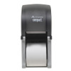 Compact® Toilet Paper Dispenser 6.5X6X13.5 IN Smoke Gray Coreless High Capacity Vertical 2-Roll 1/Each
