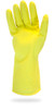 General Purpose Gloves Large (LG) Yellow Rubber Latex Disposable 12/Pack