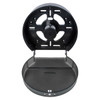 Victoria Bay Toilet Paper Dispenser 9X5.37X11.47X11.22 IN Plastic Black Translucent Jumbo (JRT) 1-Roll 1/Each