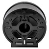 Victoria Bay Toilet Paper Dispenser 9X5.37X11.47X11.22 IN Plastic Black Translucent Jumbo (JRT) 1-Roll 1/Each