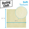 Brawny® Professional Dust Cloth 24X24 IN 1 PLY Rayon Yellow Disposable 50 Sheets/Pack 4 Packs/Case 200 Sheets/Case