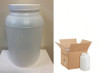 Container 1 GAL Natural With Lids Empty 4/Case
