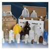 Bottle & Lid Combo With Plastic Cap 1 GAL Plastic Natural 450/Pallet