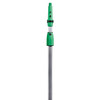 OptiLoc Telescopic Pole 13 FT Aluminum Plastic Green Silver 2 Section 1/Each