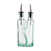 Oil & Vinegar Bottle 8.5 OZ Glass Translucent Green 1/Each