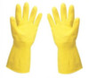 Gloves Medium (MED) Yellow Rubber Latex 1/Dozen