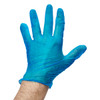 Victoria Bay Gloves Small (SM) Blue Vinyl Powdered 1000/Case