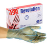 Revolution™ General Purpose Gloves Medium (MED) Blue Vinyl Powder-Free 100 Count/Pack 10 Packs/Case 1000 Count/Case