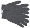 Work Gloves Large (LG) Gray Economy String Knit Cotton Blend (70% Cotton, 30% Polyester)  12 Count/Pack 480 Count/Case