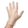 Victoria Bay Examination Gloves XL Clear 4MIL Vinyl Disposable Powder-Free 100 Count/Pack 10 Packs/Case 1000 Count/Case