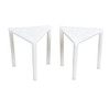 Pizza Saver & Box Stack PP White Triangle 1000/Case