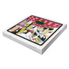Victoria Bay Pizza Box 18X18X2 IN Corrugated Cardboard White Printed Square B-Flute 50/Bundle
