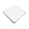 Pizza Box 12X12X1.85 IN White Plain Corner Lock 100/Bundle
