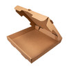 Pizza Box 12 IN Corrugated Cardboard Kraft Fluted B-Flute 50/Bundle