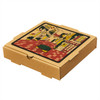 Victoria Bay Pizza Box 8X8X2 IN Corrugated Cardboard Kraft Printed Square B-Flute 50/Bundle