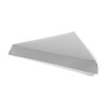Pizza Slice Container Hinged 10.9X9.9X1.62 IN Paperboard White 220/Case