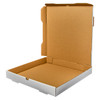 Victoria Bay Pizza Box 16X16X2 IN Corrugated Cardboard White Printed Square B-Flute 50/Bundle