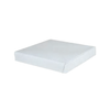Pizza Box 14X14X2 IN Corrugated Cardboard White Kraft Fluted B-Flute 50/Bundle