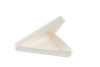 Pizza Slice Container Hinged 9X9.5 IN White 200/Case