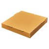 Victoria Bay Pizza Box 12X12X2 IN Corrugated Cardboard Kraft Plain Square B-Flute 50/Bundle