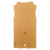 Victoria Bay Pizza Box 12X12X2 IN Corrugated Cardboard Kraft Plain Square B-Flute 50/Bundle
