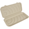 Pizza Box 13.5X6.5X1.25 IN Pulp Fiber Natural Plain 200/Case