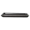 1525S Meat Tray 8X14.75X0.9 IN Polystyrene Foam Black Rectangle 250/Case