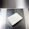 4L Meat Tray 7.25X9.25X1.25 IN Polystyrene Foam White Heavy 500/Bundle