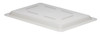 Lid Food Box 12X18 IN White PP Half Size 1/Each