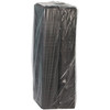 #2 Supermarket Tray 8.2X5.7X0.91 IN 1 Compartment Polystyrene Foam Black Rectangle 500/Case