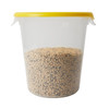 Food Storage Container 0.27X4.72X10.63 IN 8 QT Clear Round PP Food Safe 1/Each