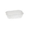 Baking Pan Liner 3.25X2 IN Paper White Oblong Fluted 10000/Case