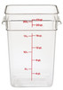 Camwear® CamSquares® Food Storage Container 22 QT Clear Square PC With Handles 1/Each