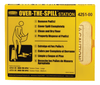 Over the Spill® Absorbent Pad Kit 21X17.75X0.075 IN Yellow Plastic 1/Each