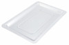 Lid PFSH-Series 1/2 Size 18X12X1.125 IN Clear Rectangle PC Heavyweight 1/Each