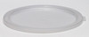 Storage Container Lid 6-8 QT Translucent Round 1/Each