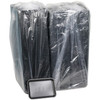 20S Supermarket Tray 8.7X6.2X0.65 IN Polystyrene Foam Black Rectangle 500/Case