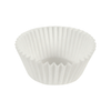 Baking Cup 3.25 IN Paper White Fluted 10000/Case